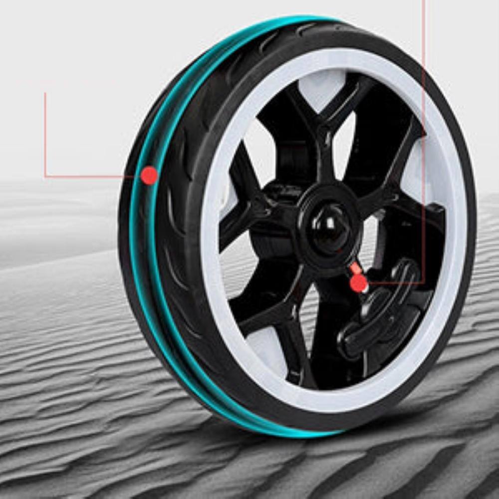 Alt View 3. BreeBe - 12V Kids Electric Motorcycle, 3-Wheel Rechargeable Ride On Bike with LED Wheels, Fun Toy for Boys & Girls - Red.