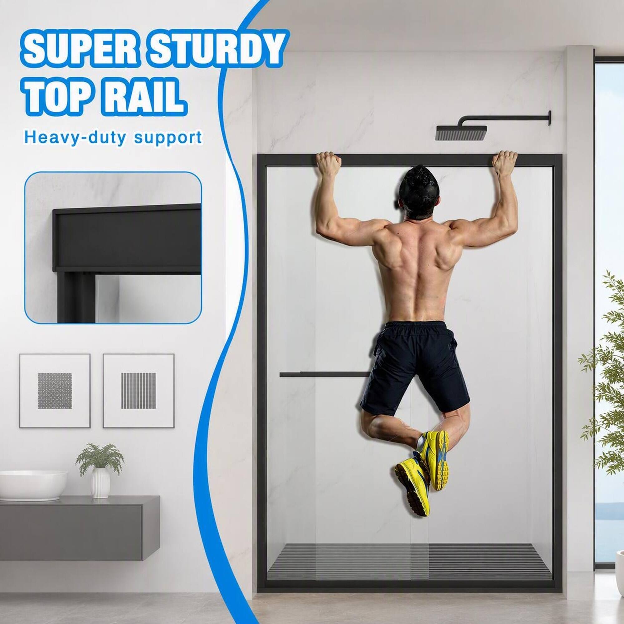 SUPER STURDY TOP RAIL  
Heavy-duty support
