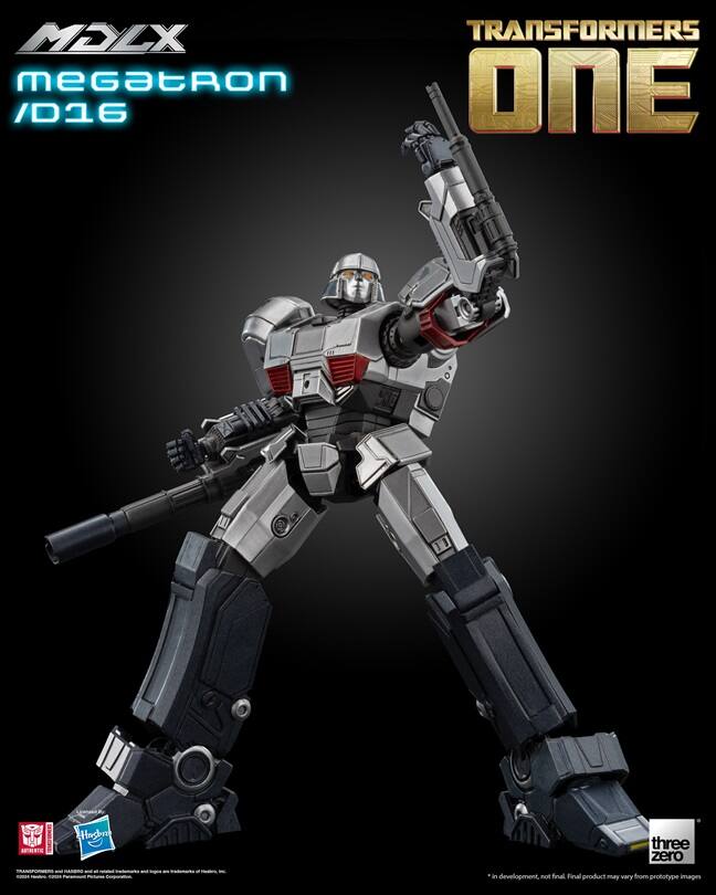 MELX megatron /D16 TRANSFORMERS ONE - Haghr three zero in development, not final. Final product may vary from prototype images.
