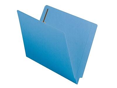 Alt View 2. Smead - Shelf-Master Recycled Reinforced Classification Folder, 3/4" Expansion, Letter Size, Blue, 50/Box  - Blue.