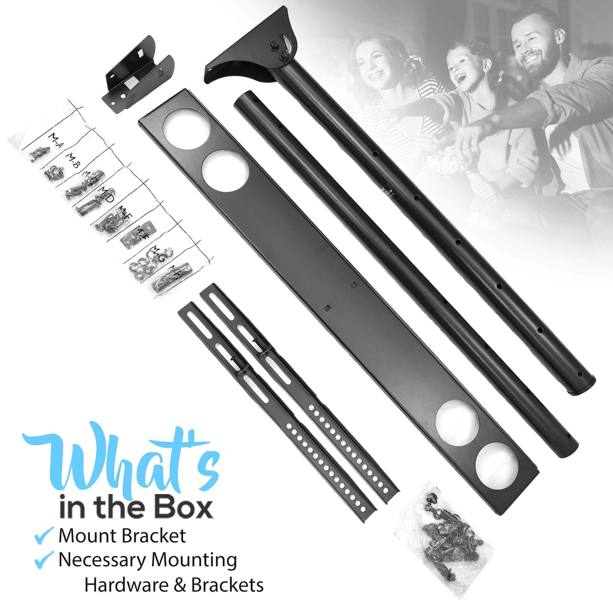 What's in the Box  
Mount Bracket  
Necessary Mounting Hardware & Brackets