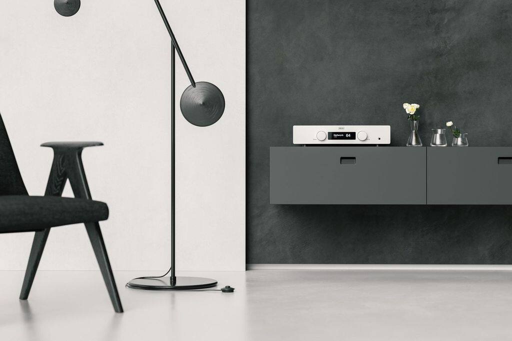 Alt View 1. Hegel - H120 Integrated Amplifier - White.