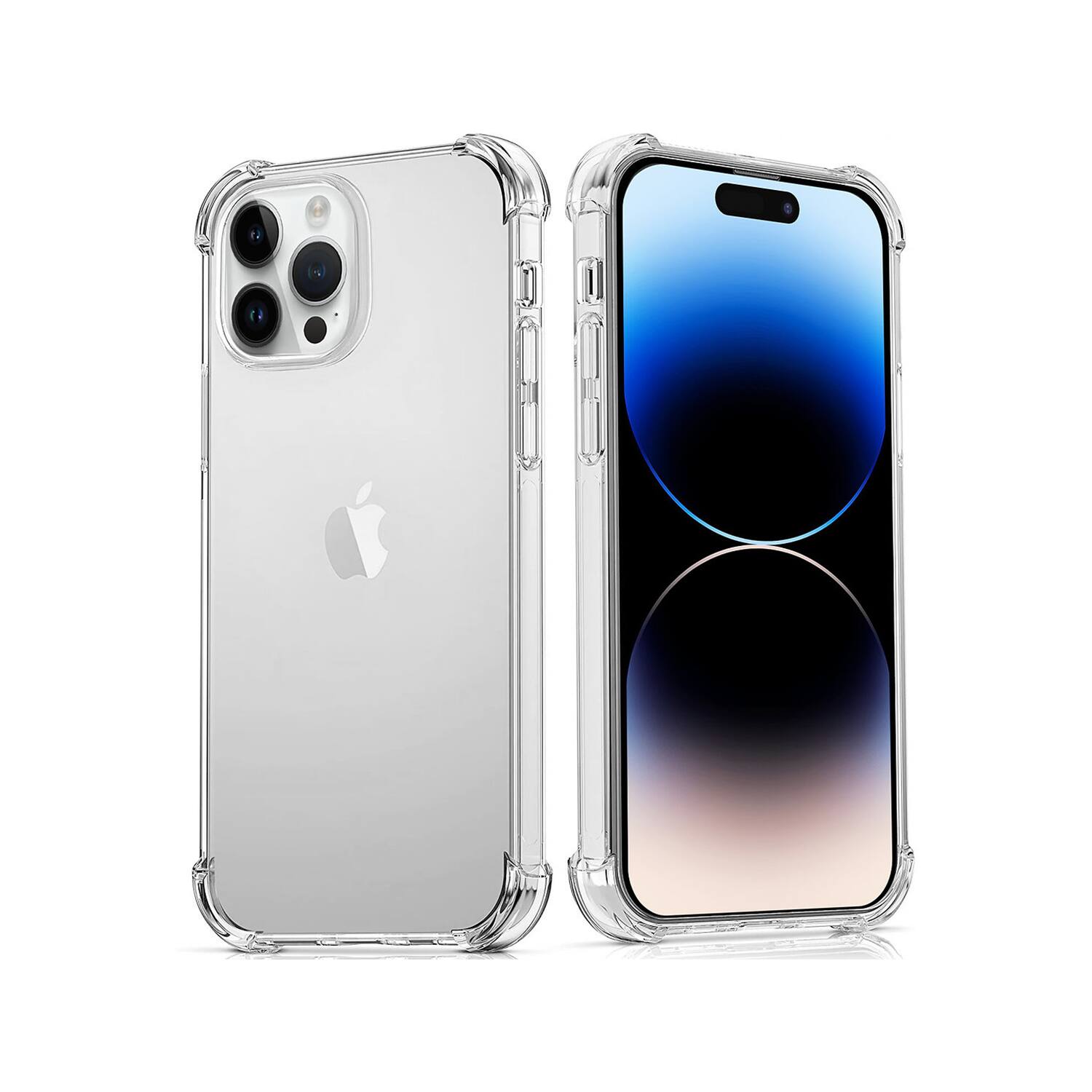 Front. Alpha Digital - Alpha Digital Iphone14pro -clear/ Soft/ Flex- Anti-fingerprint & Full Protection - Clear.