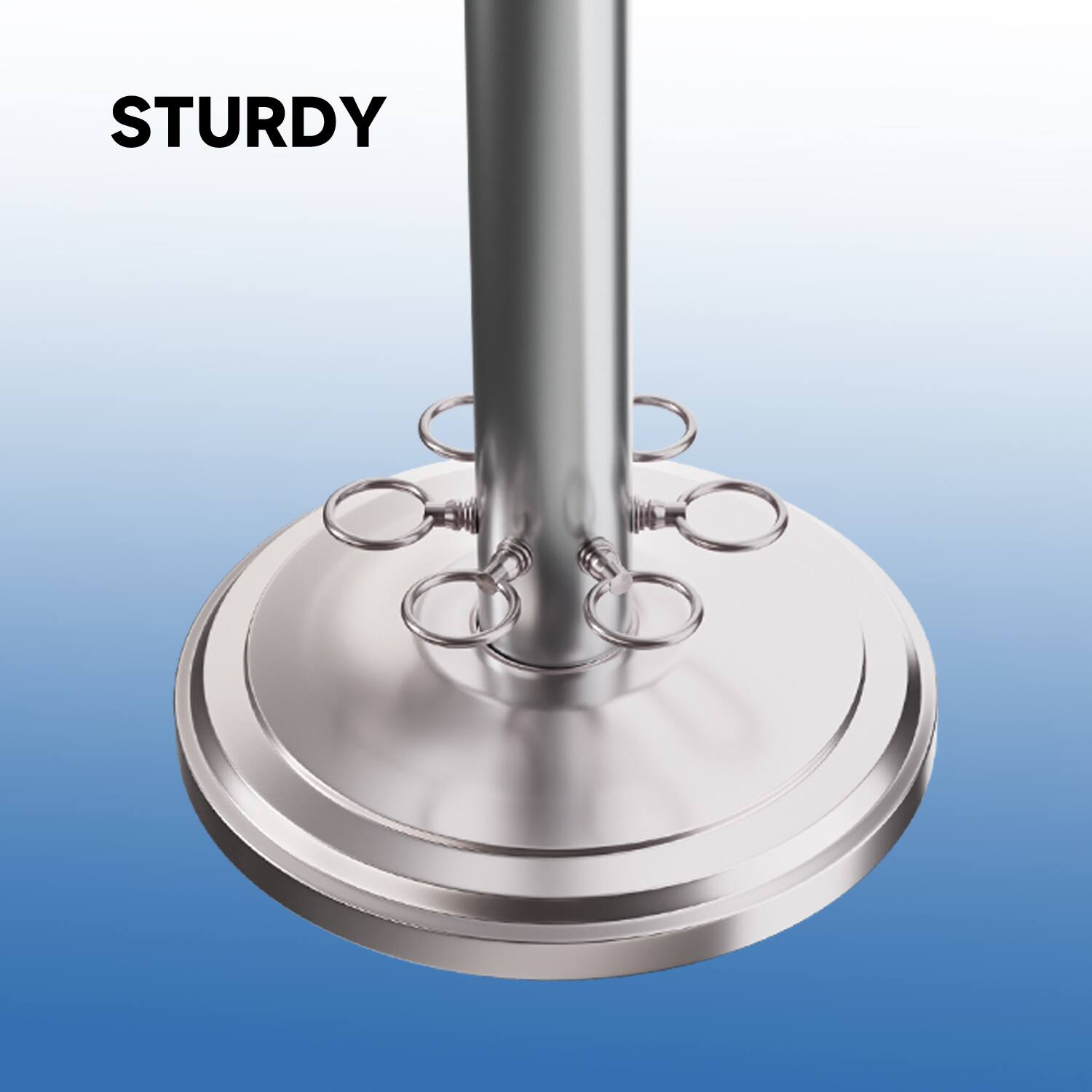 Left. GSE Games & Sports Expert - Metal 6 Floor Stand Pool Cue Rack, Billiard Pool Cue Rack Only, Stand Style Cue Rack - Brushed Nickel - Brushed Nickel.