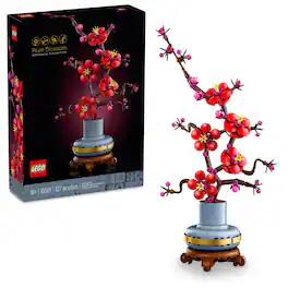 LEGO - Icons Plum Blossom Flower Décor Display Set for Office Décor 10369