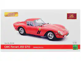 Ferrari 250 GTO Red "Ron Fry - London Motor Show" (1962) Limited Edition to 2000 pieces Worldwide 1/18 Model Car by CMC