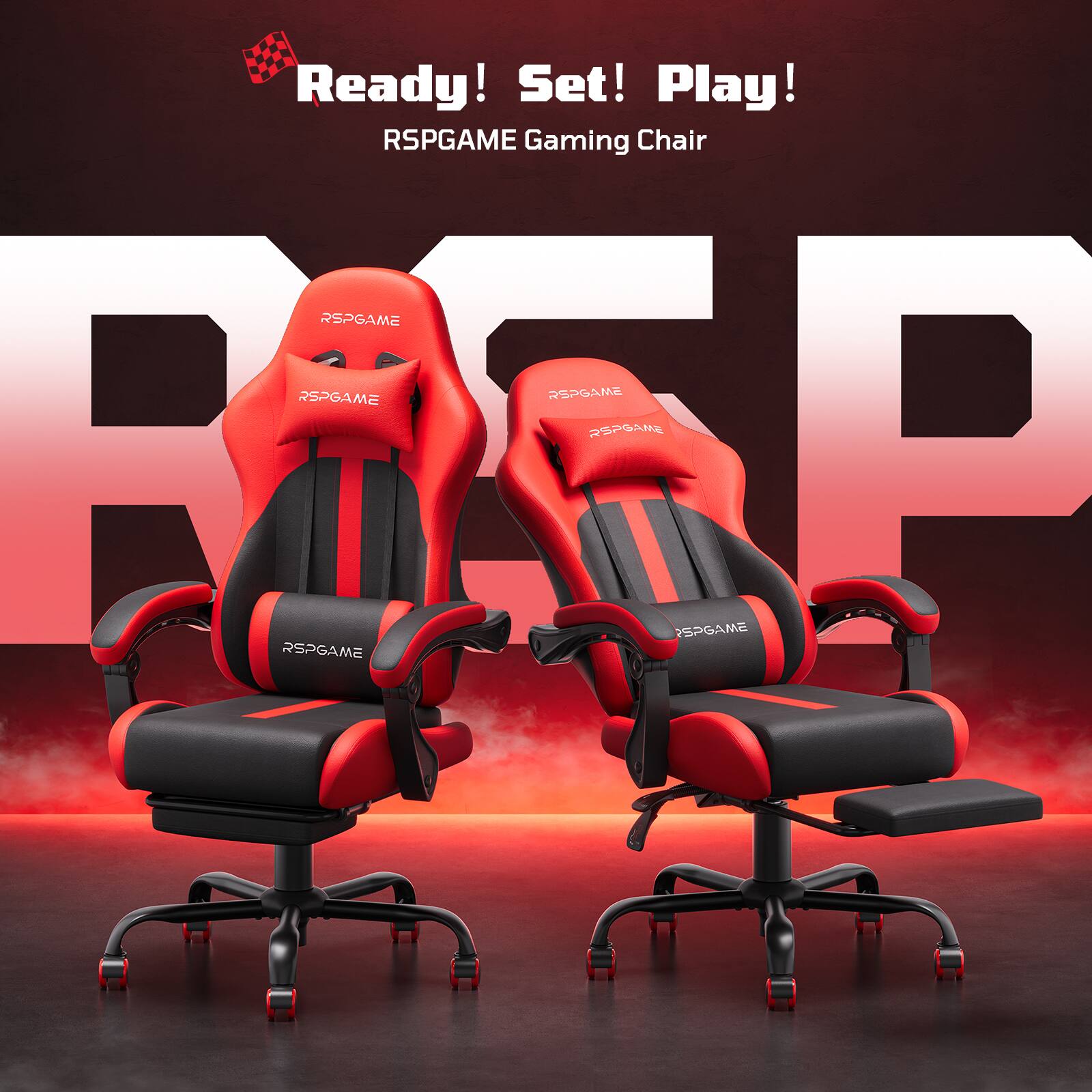 Ready! Set! Play!  
RSPGAME Gaming Chair