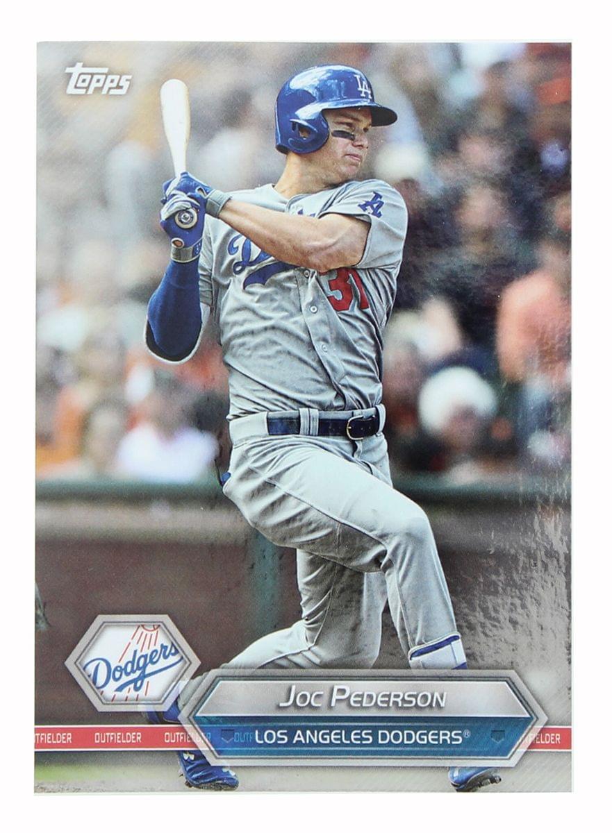 Topps  
A I A 51 Dodgers  
TFIELDER OUTFIELDER OUTFIELDER  
Joc Pederson  
OUTFIELDER  
LOS ANGELES DODGERS