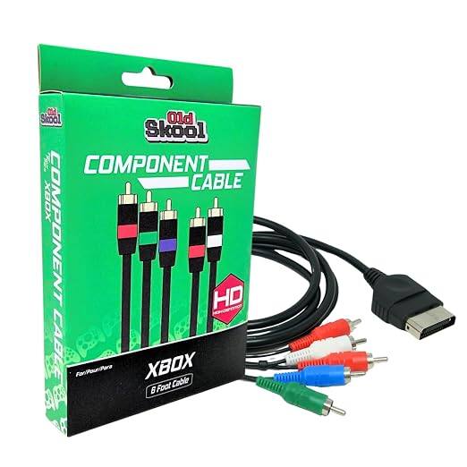 Cold Slival Old Skool  
COMPONENT CABLE  
XBOX COMPONENT HD  
HOHOSPEYTOT CABLE & CAR  
For/Pour/Para XBOX  
6 Foot Cable
