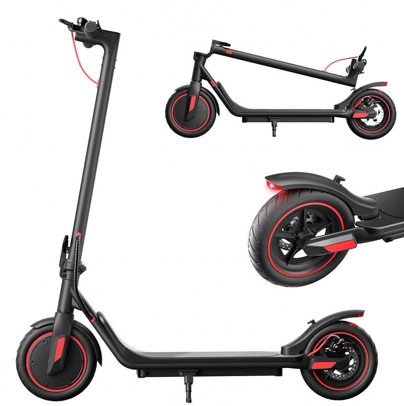 Left. iScooter - iScooter i8M Electric Scooter(350W Motor , 15 Miles Long Range, 19 MPH Top Speed) - Black.