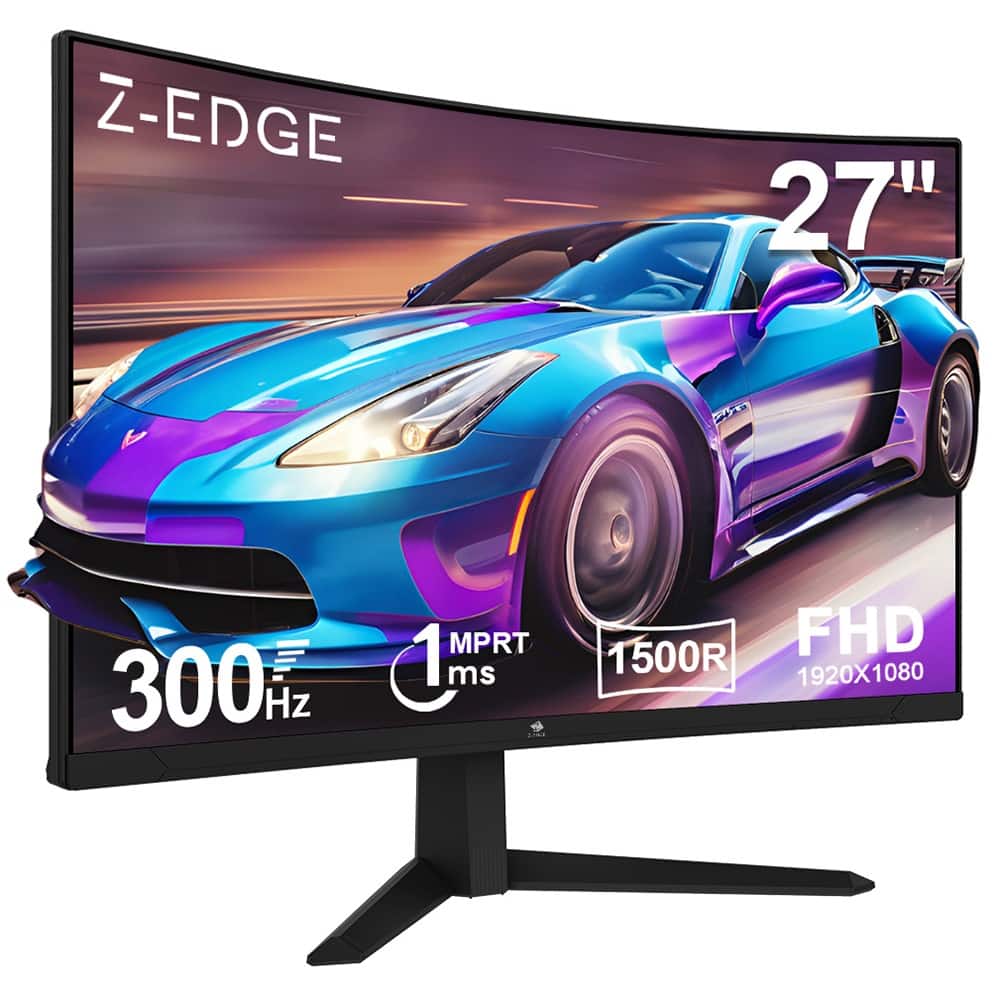 ●MSH Z Edge 27 inch 1080P Full HD 1920 x 1080 300Hz 1ms Curved