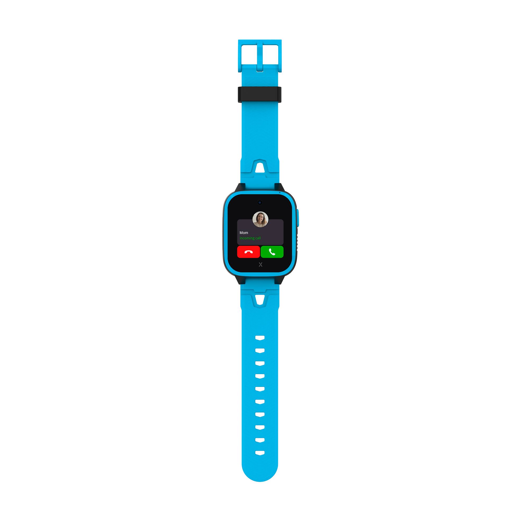 Alt View 2. Xplora - Kids' X3GO3 (GPS + Cellular) Smart Watch 42mm Calls, Messages, SOS, GPS Tracker, Camera, Step Counter, SIM Card - Blue.