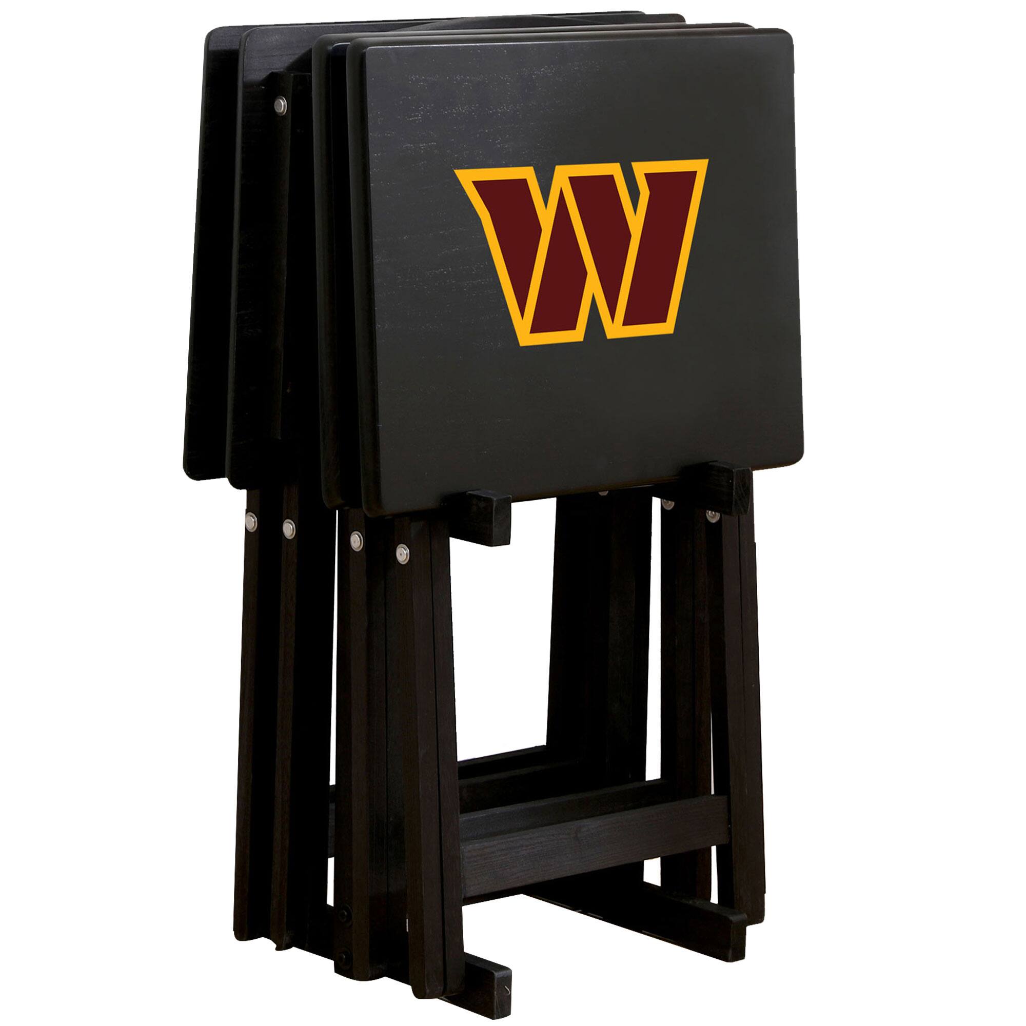 Front. Imperial - Washington Commanders TV Tray Set - Multicolor.