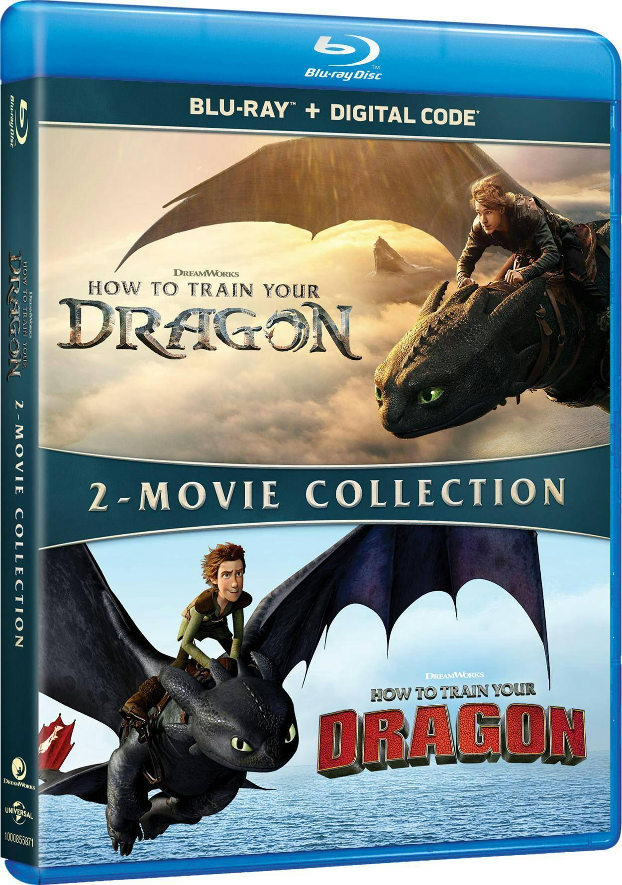 Angle. How to Train Your Dragon: 2-Movie Collection   - BLU-RAY.