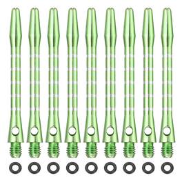 Unique Bargains - Dart Shafts for Steel Tip, Medium 2BA Thread Aluminum Shaft Set, 48mm & 12 Set - Fits Darts Training/Sharpener - Green