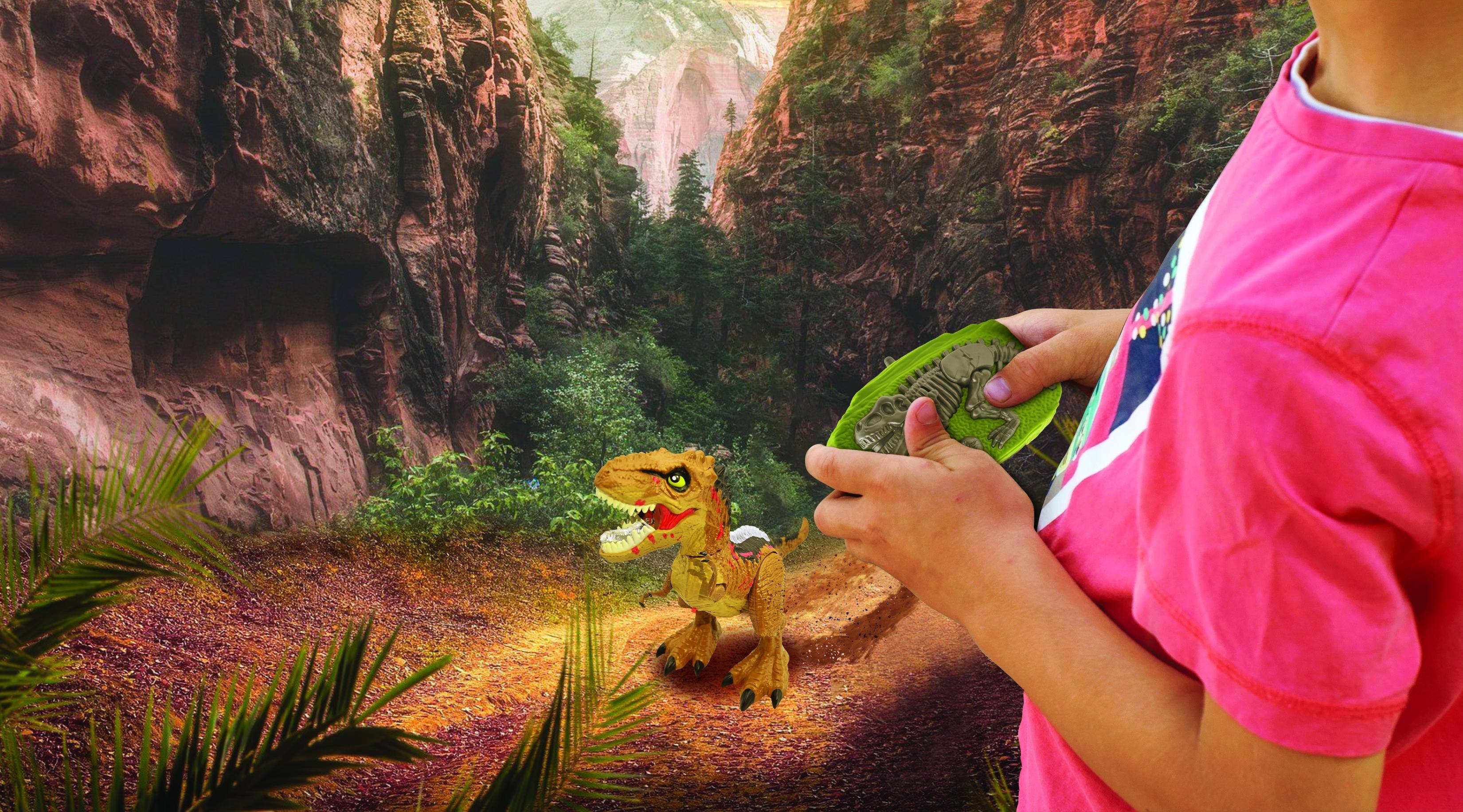 Alt View 3. Lexibook - RC T-Rex Dinosaur with Smoke. Lights & Gesture Control.