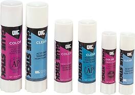 Officemate - WashableRemovable Glue Sticks, 1 oz - Purple