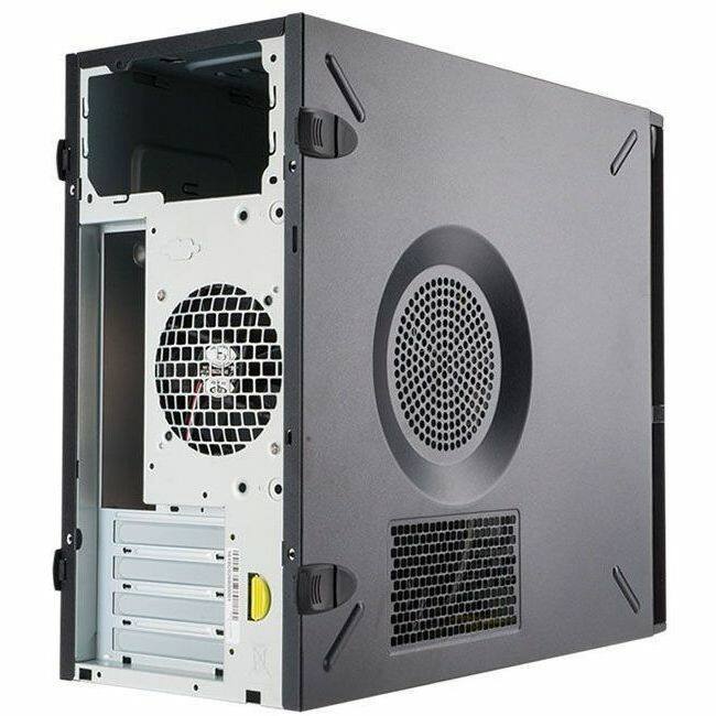 Alt View 6. In Win - In Win Z Series Micro-ATX Mini Tower Chassis - Mini-tower - SECC, Steel, Metal - Micro ATX, Mini ITX Motherboard - Black.
