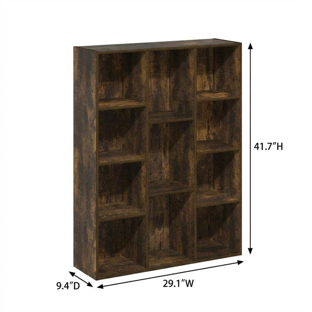 FurniFact - Wood Bookcase with Open Shelving for Home Office or Living Room Storage - Amber Pine price history on PriceWatchPro