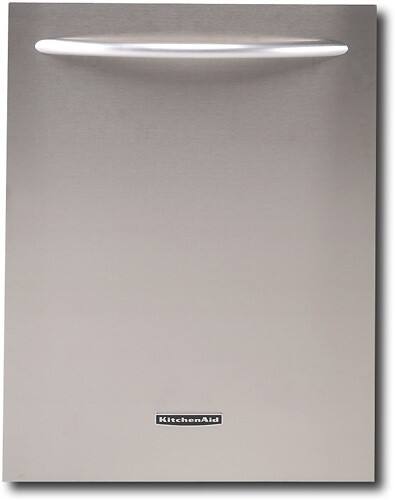 Front Standard. KitchenAid - 24" Tall Tub Built-In Dishwasher - Stainless-Steel.