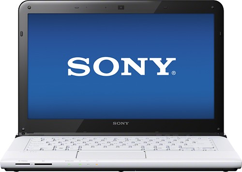  Sony - VAIO E Series 14&quot; Laptop - 4GB Memory - 500GB Hard Drive - Seafoam White