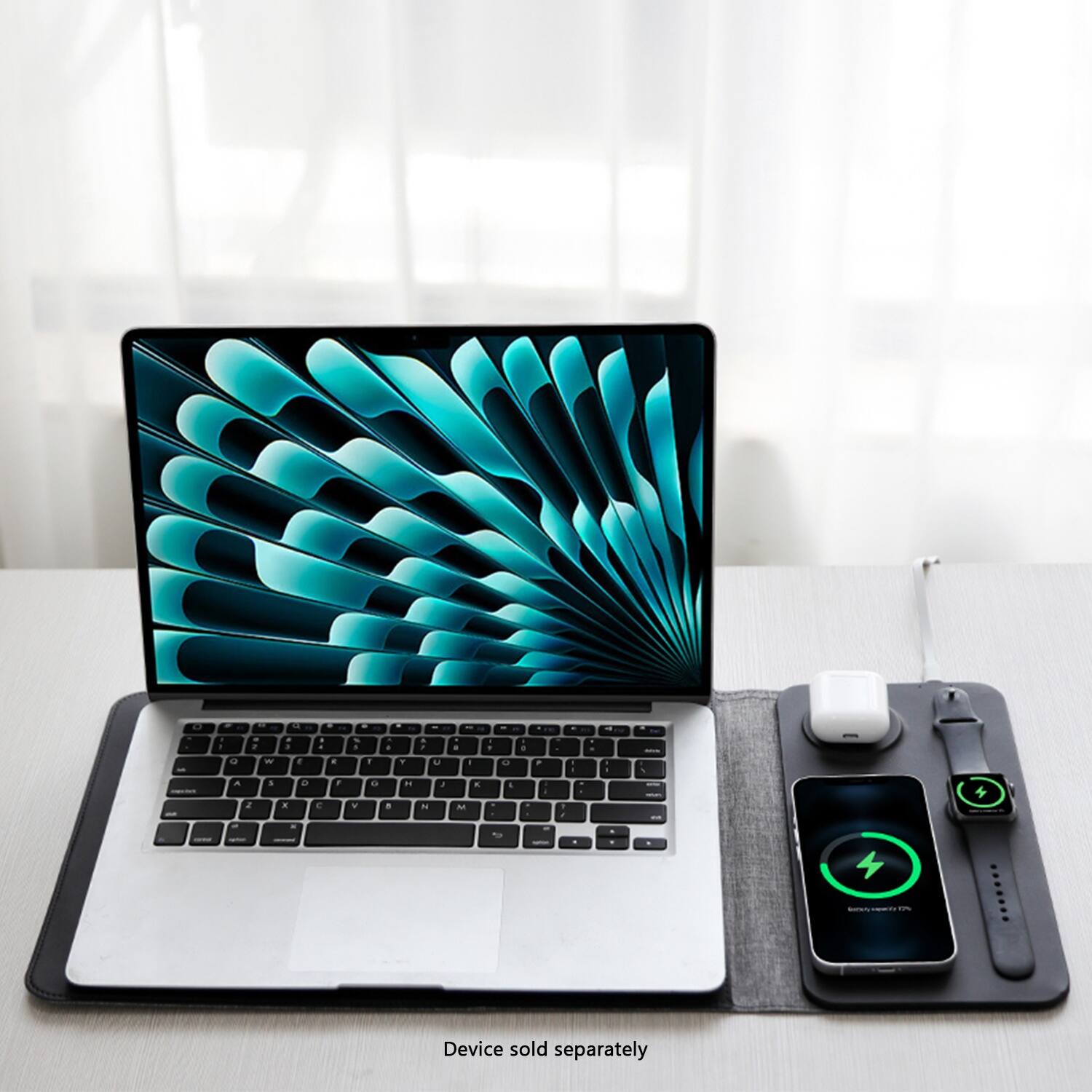 "Device sold separately"