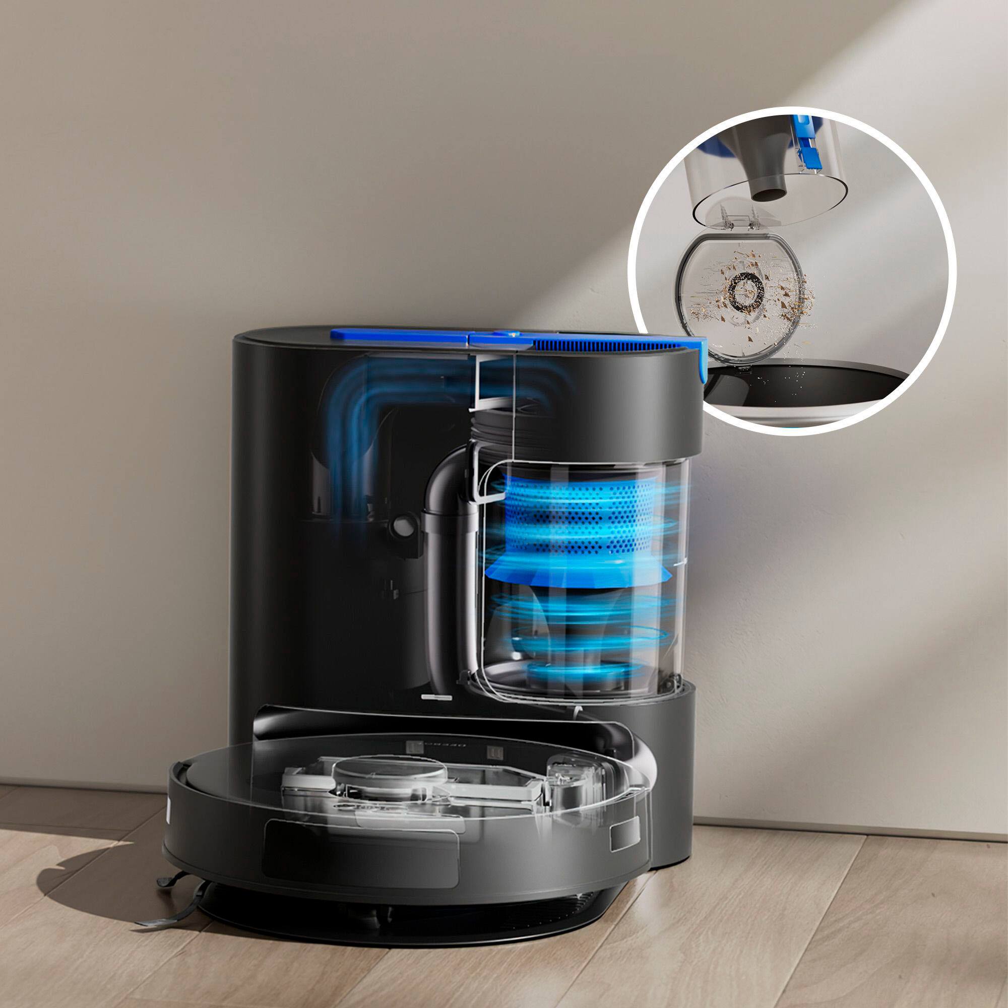 Alt View 16. ECOVACS Robotics - DEEBOT N20 PRO PLUS Vacuum & Mop Robot - Black.