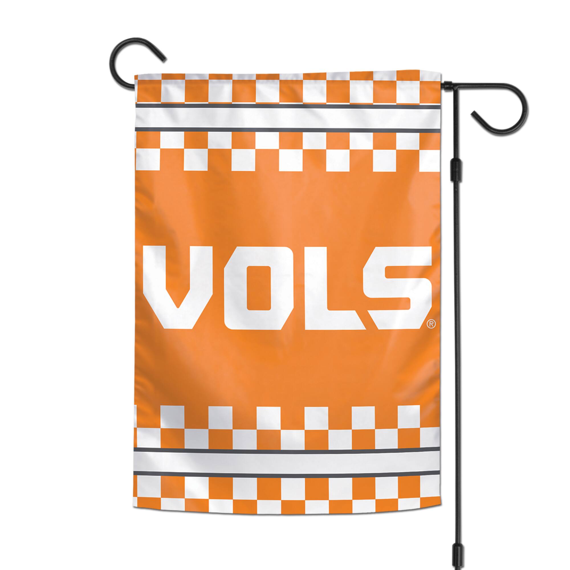 Alt View 1. WinCraft - Tennessee Volunteers 12" x 18" Double-Sided Garden Flag - Multicolor.