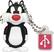 Front. EMTEC - Looney Tunes Sylvester 8GB USB 2.0 Flash Drive - Black/White.