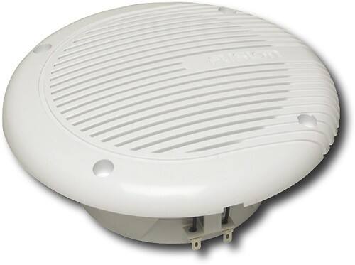 Front Standard. Fusion - 6-1/2" 2-Way Component Marine Speakers with Waterproof Housing (Pair).