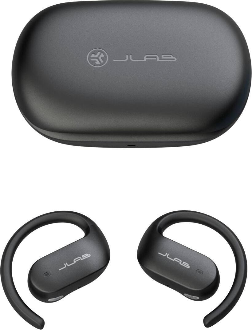 Back. JLab - Jbuds Open Sport Air Conduction Bluetooth Wireless Earbuds - Black.