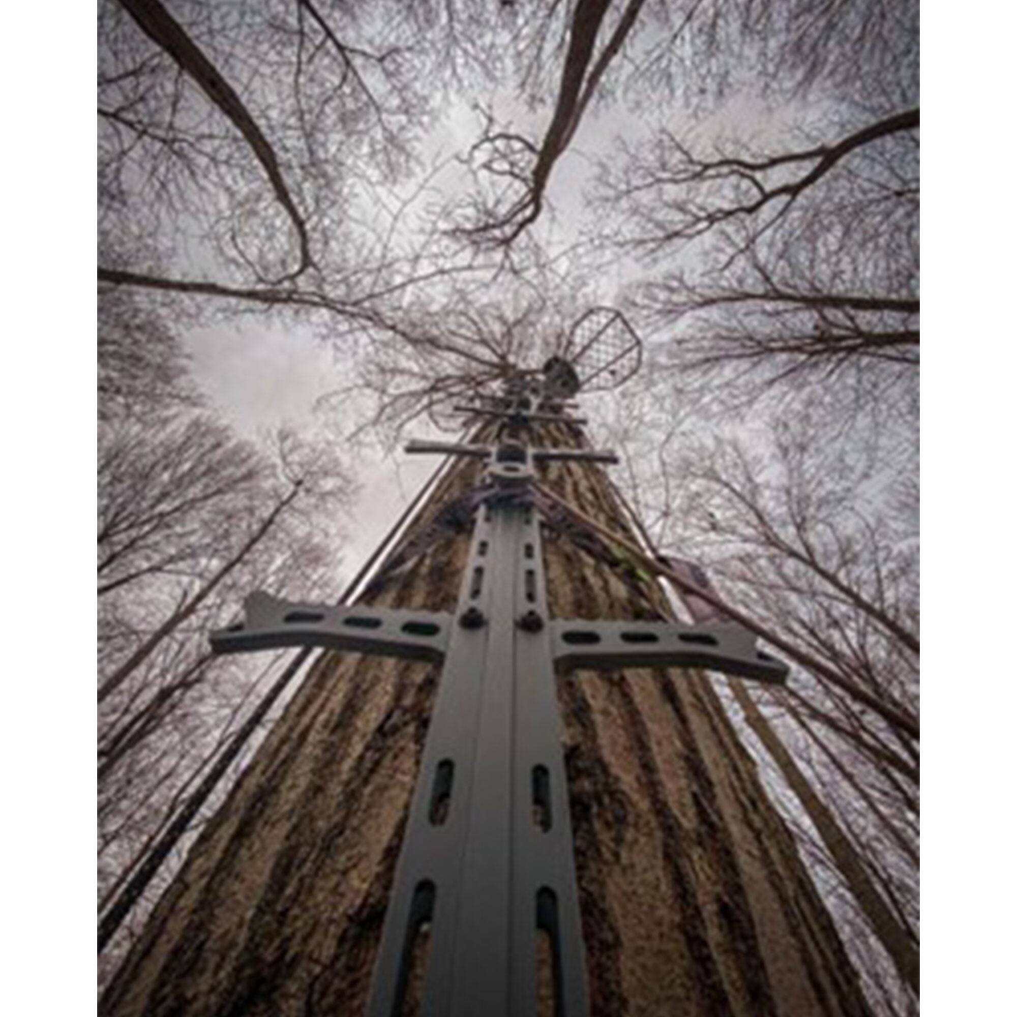 Alt View 4. Hawk - Hawk Ranger Traction 32" Climbing Sticks, Angled Step Tree Climbing Gear, 3-Pack - Mud Camo.