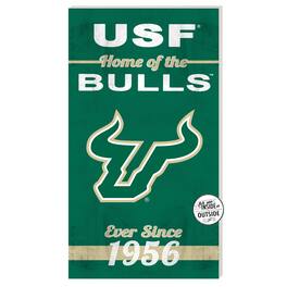Jardine - South Florida Bulls 11'' x 20'' Home Of The Sign - Green