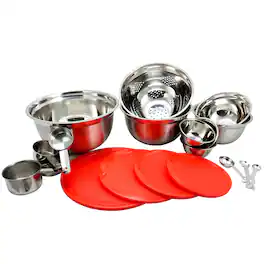 Sunbeam - Branfield 21 Piece Kitchen Prep Set with Measuring Accessories - Silver