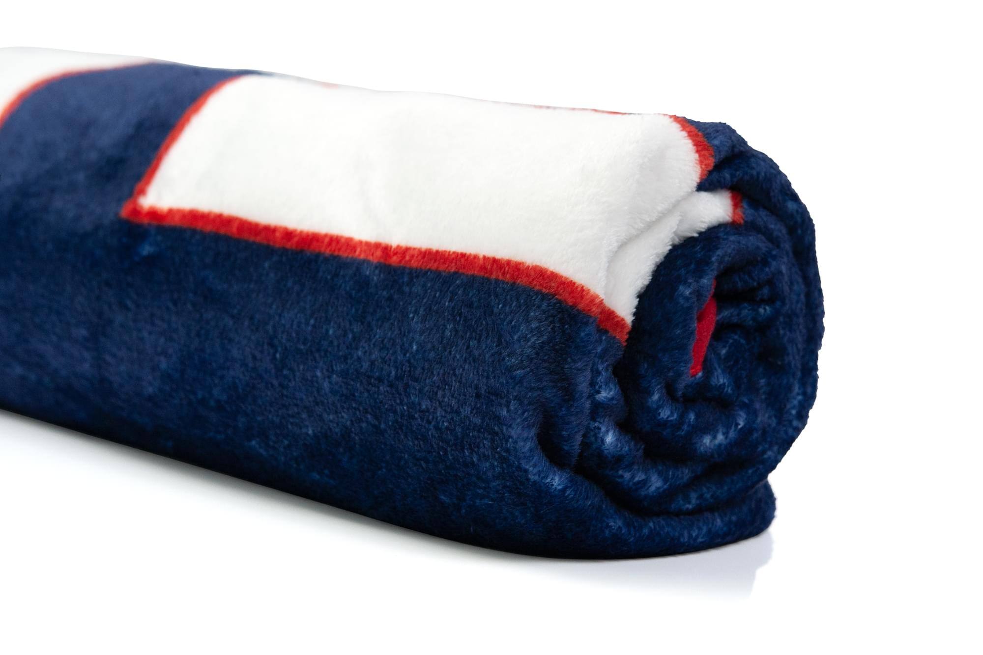 Alt View 1. Just Funky - My Hero Academia U.A. Academy Letters Fleece Throw Blanket | 60 x 45 Inches - Blue.