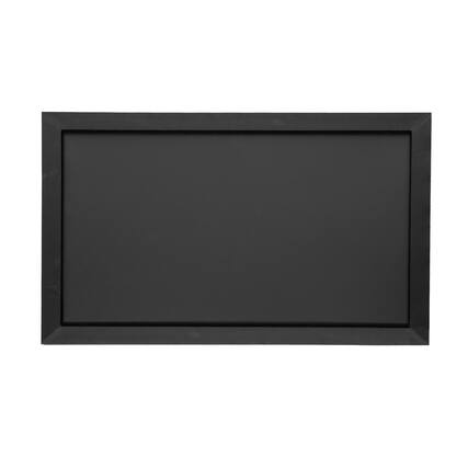 Front. Sunnydaze - Magnetic Chalkboard for Wall - Black.