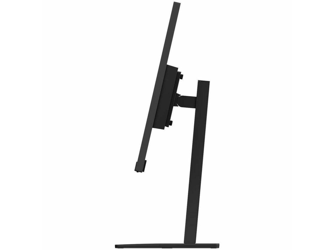Left. Lenovo - Lenovo ThinkVision E27Q-40 27" WQHD IPS Monitor - 2560x1440 - 16.7M Colors - 350 Nit - 4 ms - 100 Hz - HDMI/DisplayPort - Raven Black.