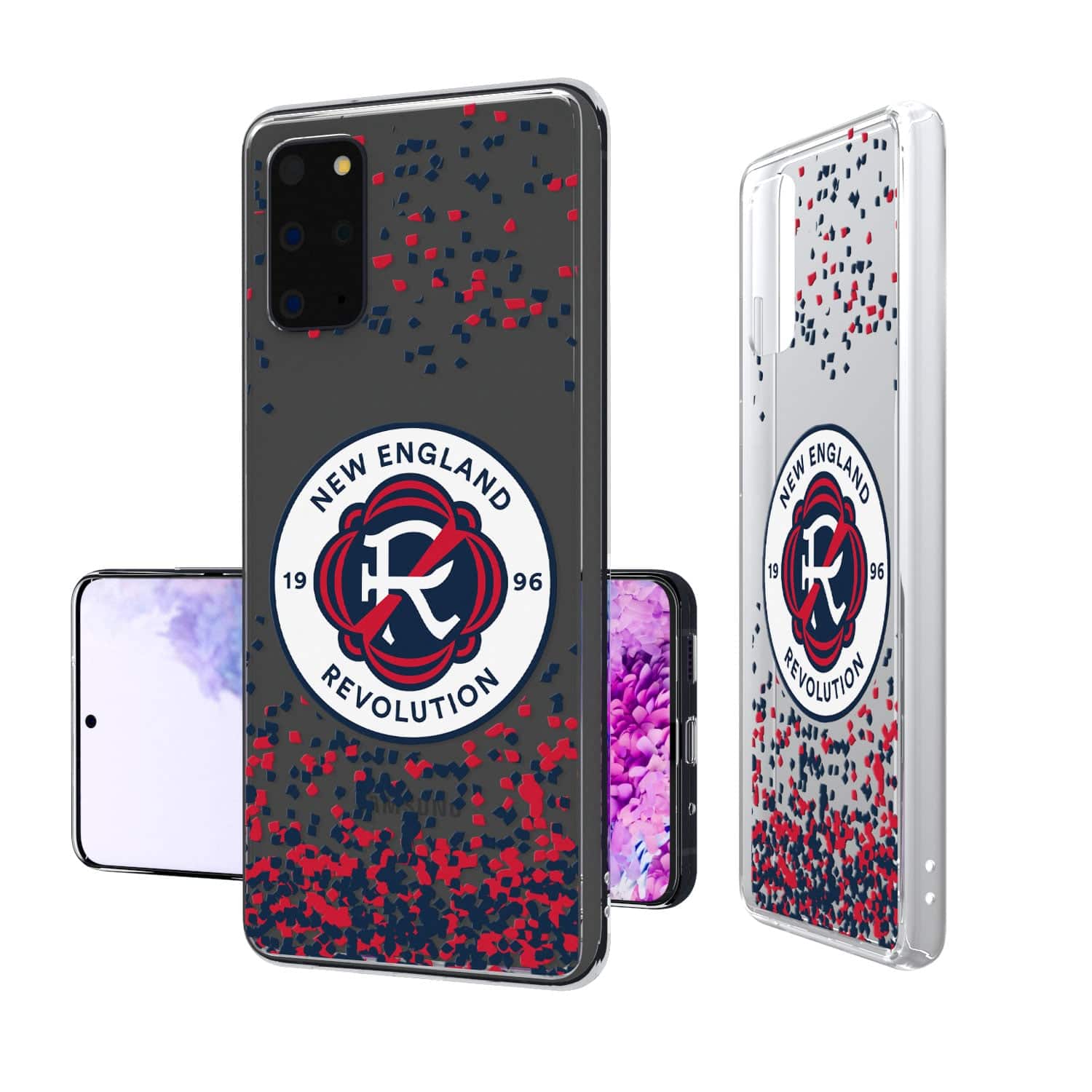 Keyscaper - MLS - New England Revolution Galaxy Confetti Clear Case - S21 Plus - Multicolor price history on PriceWatchPro