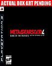 Front Detail. Metal Gear Solid 4: Guns of the Patriots - PlayStation 3.
