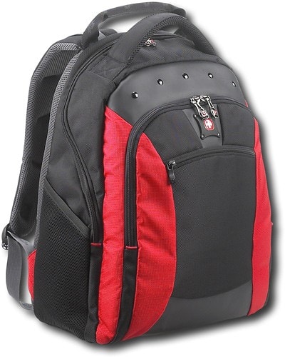Angle Standard. Swiss Gear - Star Notebook Backpack - Red.