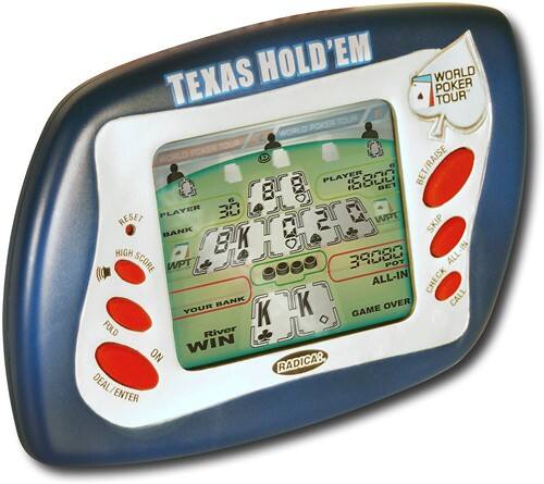 WORKS! MGA Entertainment TEXAS HOLD‘EM Poker Showdown Electronic Handheld  Game