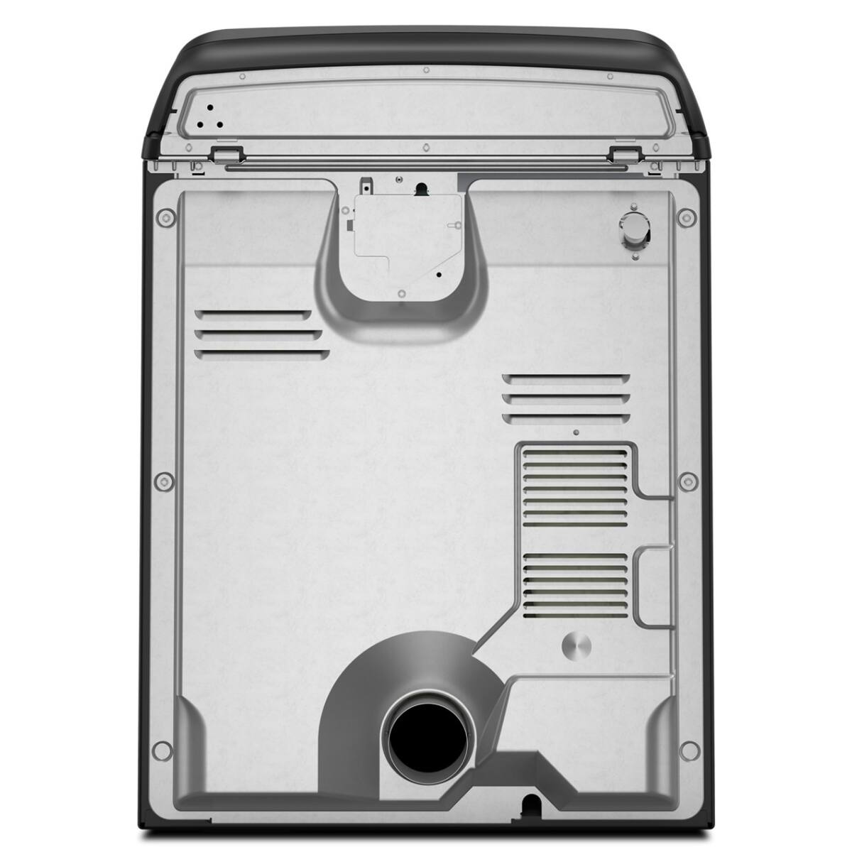 Alt View 9. Whirlpool - Whirlpool - 7.0 Cu. Ft. Whirlpool® Top Load Gas Dryer with Moisture Sensor .- Volcano Black - Volcano Black.