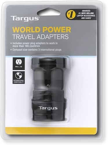Alt View 1. Targus - Travel Power Adapters - Black.