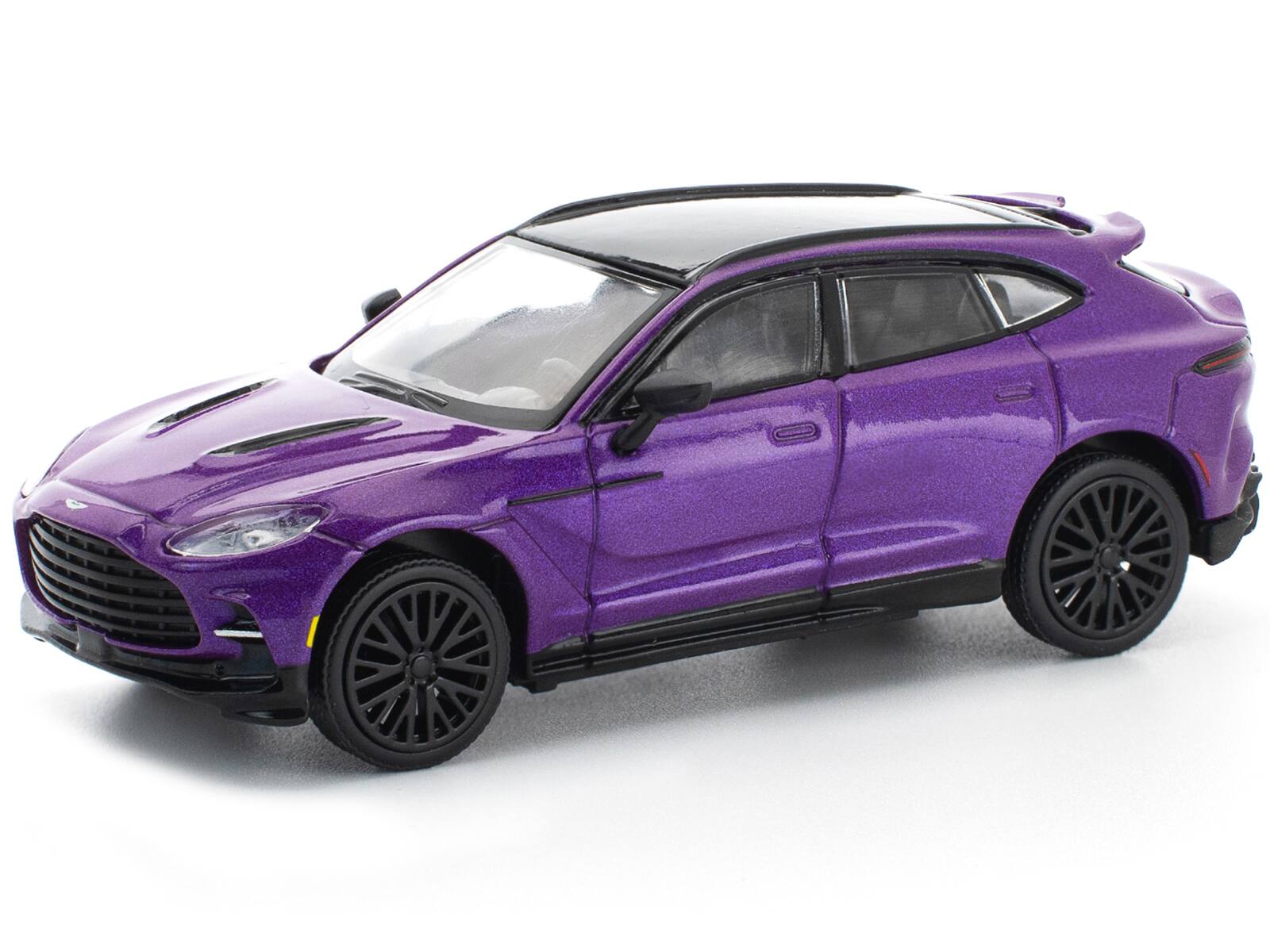 Alt View 5. Pop Race - Aston Martin DBX 707 Storm Purple Metallic with Black Top 1/64 Die Cast Model Car by Pop Race.