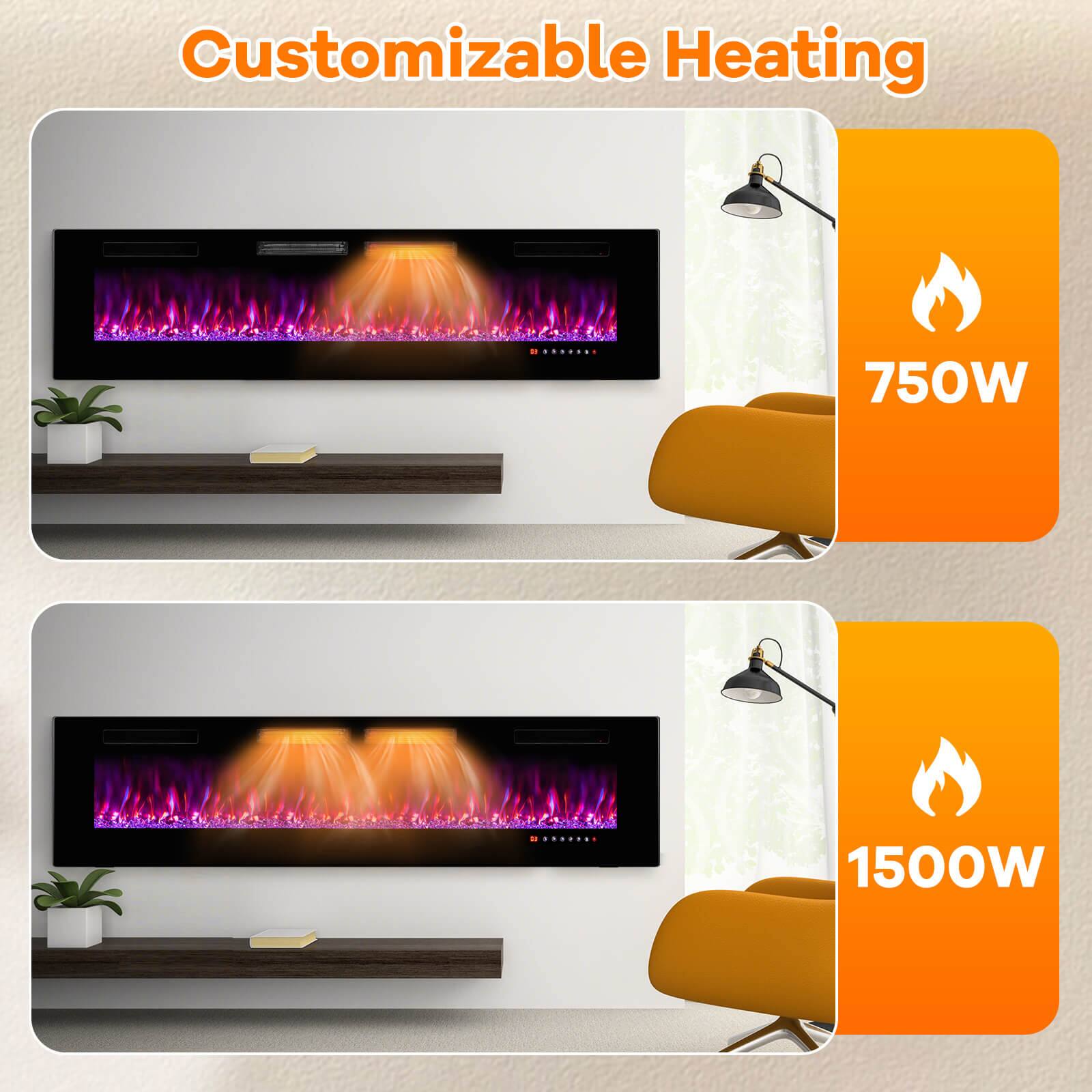 Customizable Heating
750W
1500W