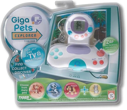 Front Standard. Hasbro - Giga Pets Explorer TV Game System.