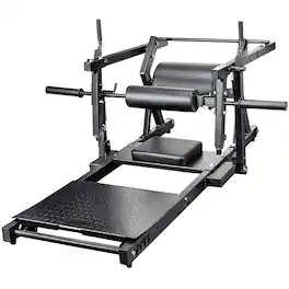 BalanceFrom Fitness - Hip Thrust Machine, Adjustable Synclock Lever for Home Gym - Black