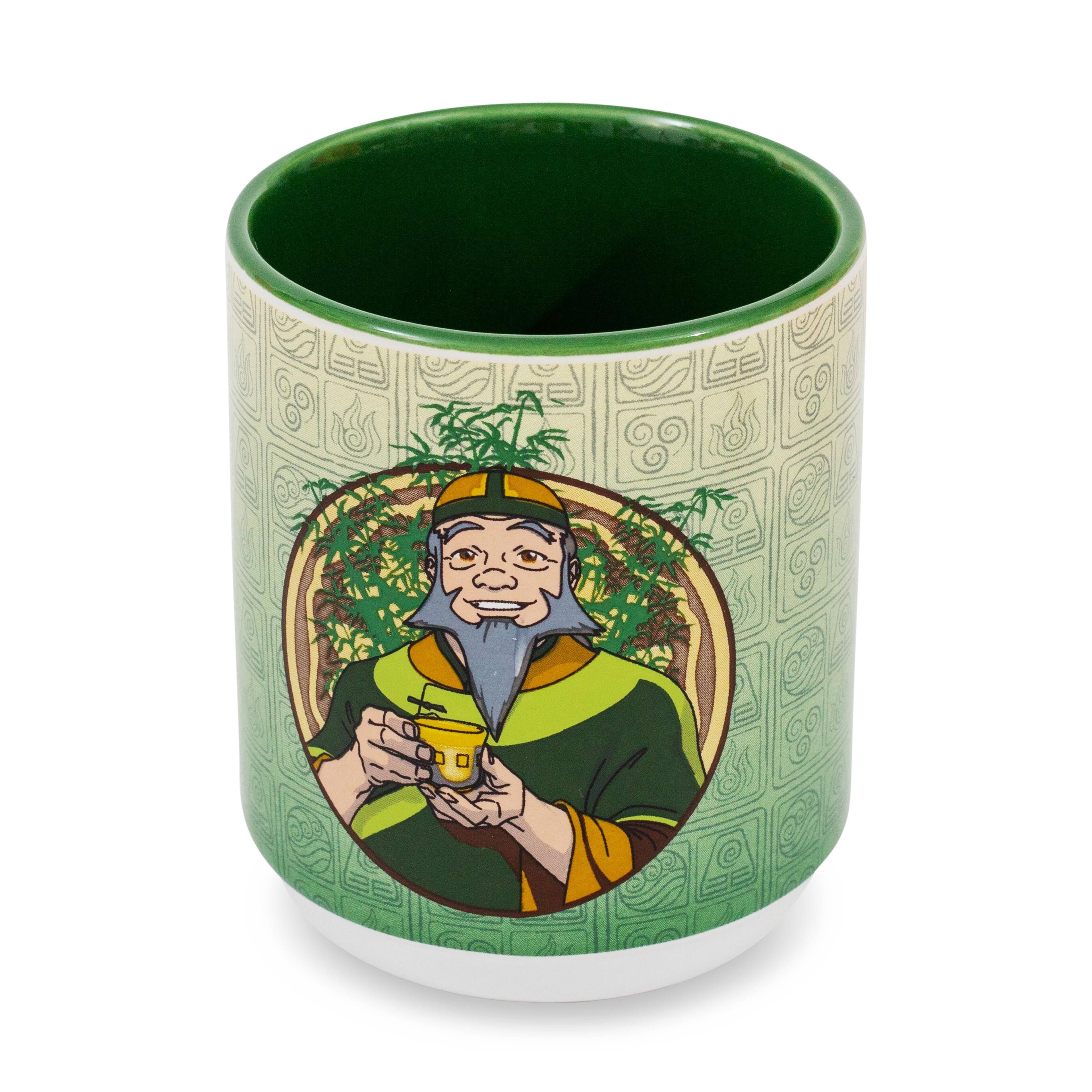 Alt View 10. Silver Buffalo - Avatar: The Last Airbender Uncle Iroh Asian Ceramic Tea Cup | Holds 9 Ounces - Green.