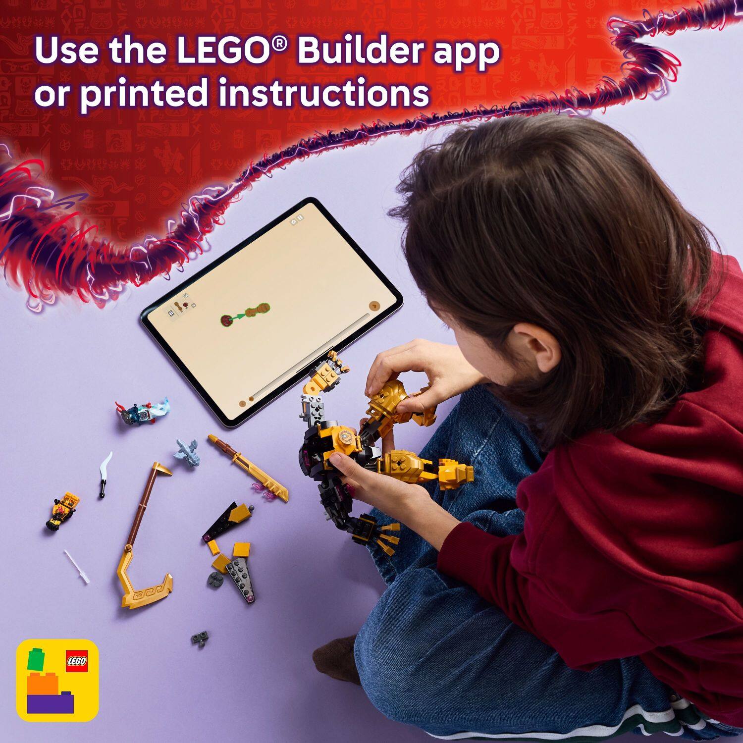 1 Use the LEGO Builder app or printed instructions 2 LEGO