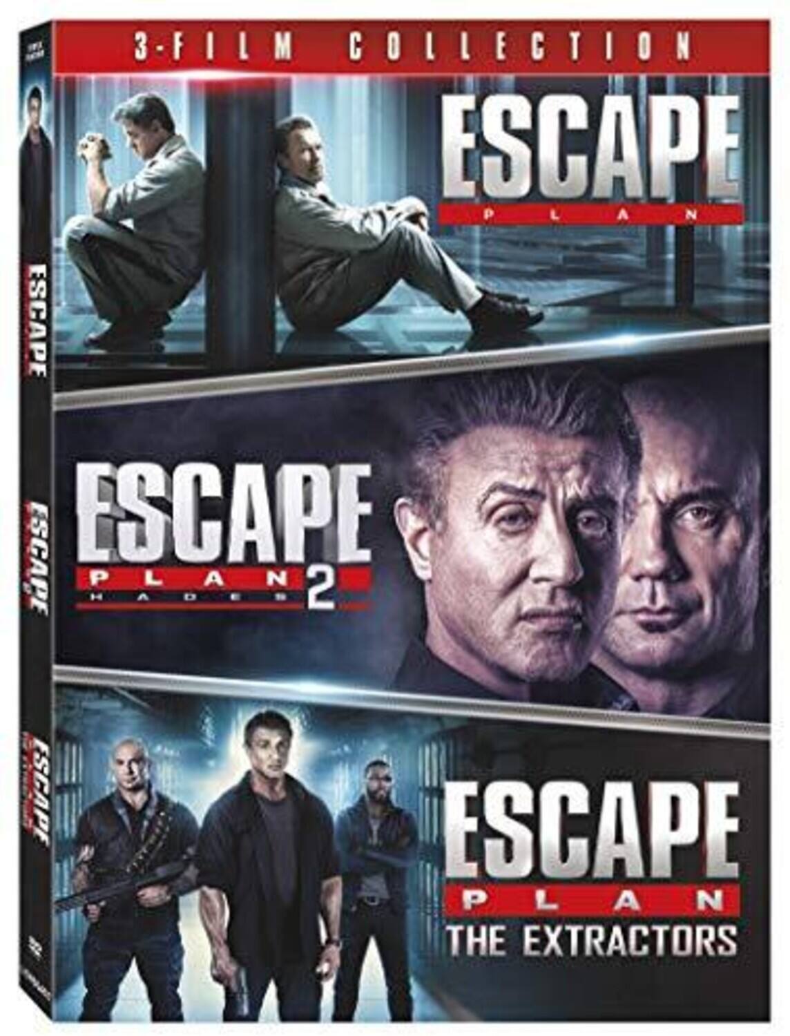Front. Escape Plan: 3-Film Collection   - DVD.